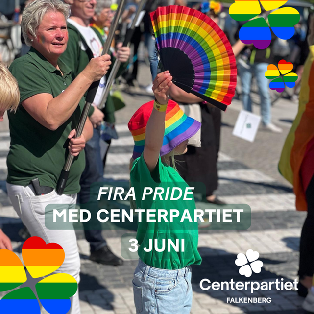 Fira Pride Med Centerpartiet 3 Juni - Centerpartiet